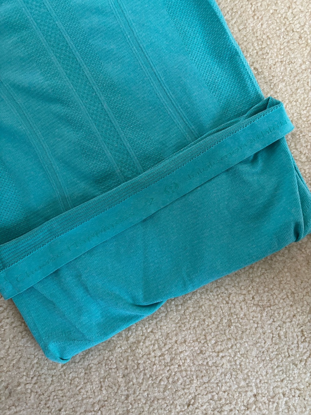 lululemon athletica Swiftly Tech Short Sleeve Crew in Amazonite Teal - Picture 11 of 11